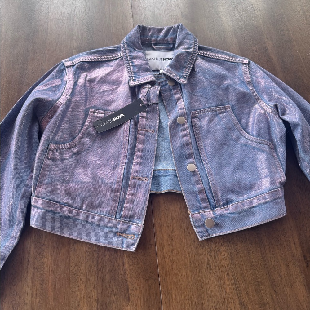 Fashion Nova Blue Denim Jacket